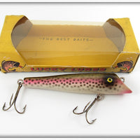 Paw Paw Rainbow Trout Scoop Nose Diver In Lucky Lures Box