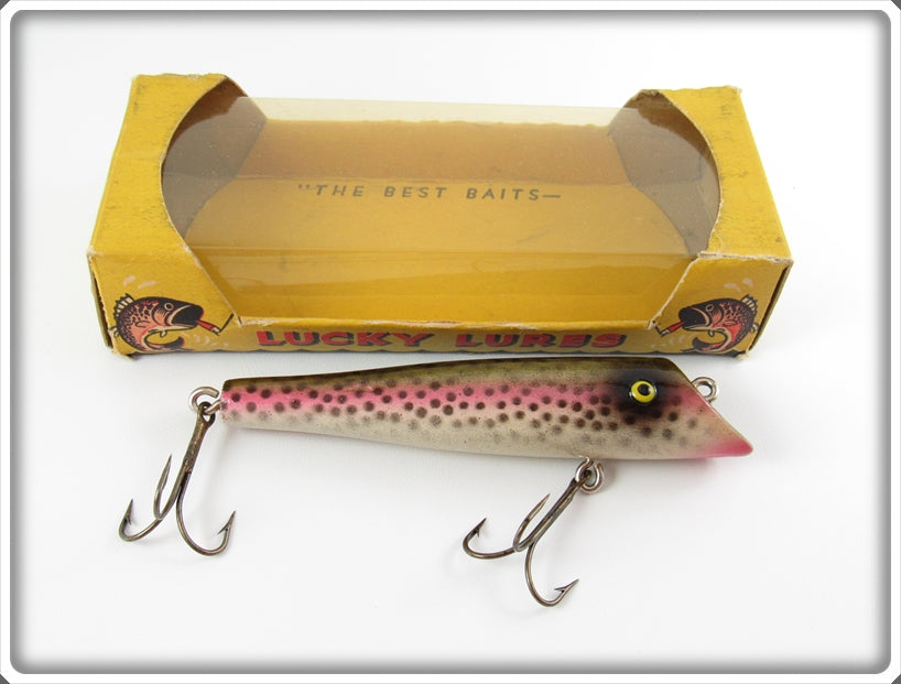 Paw Paw Rainbow Trout Scoop Nose Diver In Lucky Lures Box