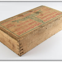 Rhodes Mechanical Swimming Frog In Wood Box