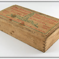 Rhodes Mechanical Swimming Frog In Wood Box