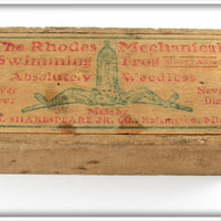 Rhodes Mechanical Swimming Frog In Wood Box