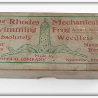 Rhodes Mechanical Swimming Frog In Cardboard Box