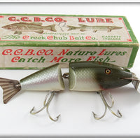 Vintage Creek Chub Silver Shiner Wigglefish Lure In Box 2403