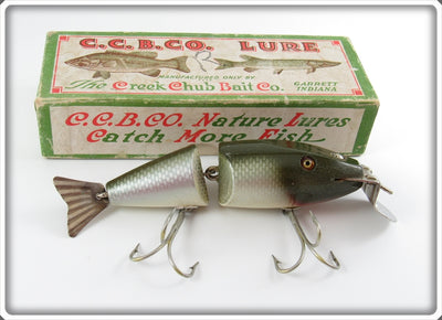 Vintage Creek Chub Silver Shiner Wigglefish Lure In Box 2403