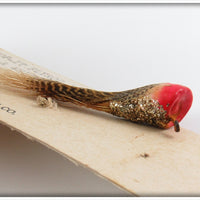 Creek Chub Red & White Chub Fly Rod Pop It In Box