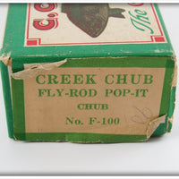 Creek Chub Red & White Chub Fly Rod Pop It In Box