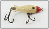 Vintage Pflueger Red & White Pakron Minnow Lure 7096