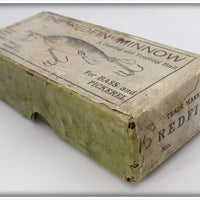 James L Donaly White Red Gills Redfin Weedless Bait In Picture Box