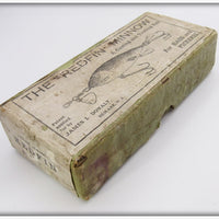 James L Donaly White Red Gills Redfin Weedless Bait In Picture Box