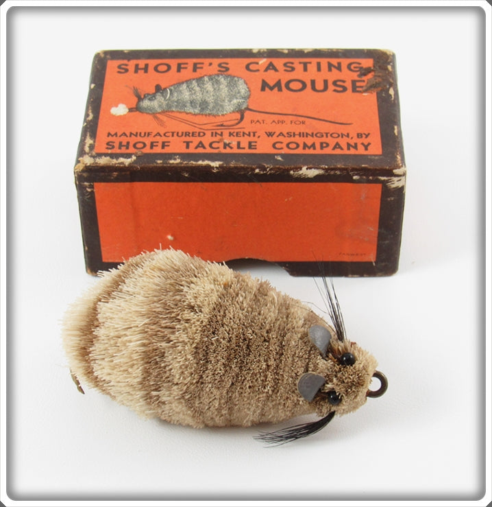 Shoff Tackle Co Shoff's Casting Mouse Lure With Box Lid