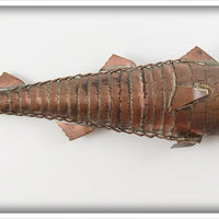 Copper Articulated Fish Snuff Holder 