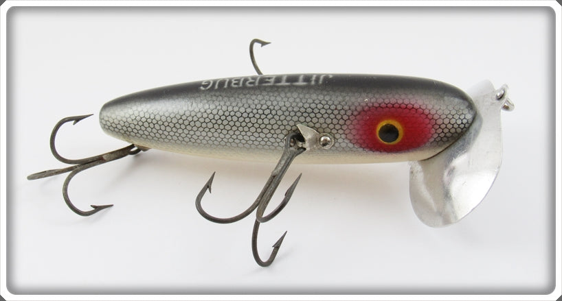 Vintage Fred Arbogast Black Scale Wooden Musky Jitterbug Lure For Sale | Tough Lures Vintage Fred Arbogast Black Scale Wooden Musky Jitterbug Lure For Sale | Tough Lures
