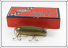 Vintage Shakespeare Gray Swimming Mouse In Box Lure 578