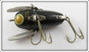 Heddon Black Shore Crazy Crawler In Correct Box 2120XBW