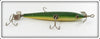 South Bend Green Crackleback Panetella Minnow Lure For Sale 913 GCBW