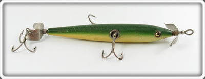 South Bend Green Crackleback Panetella Minnow Lure For Sale 913 GCBW