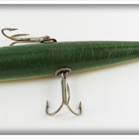 South Bend Green Crackleback Panetella Minnow