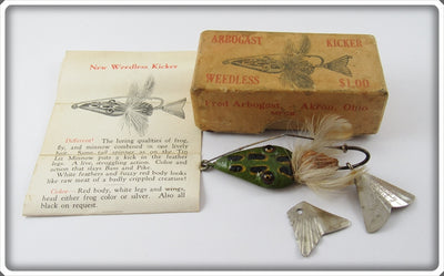 Arbogast Weedless Kicker In Original Box