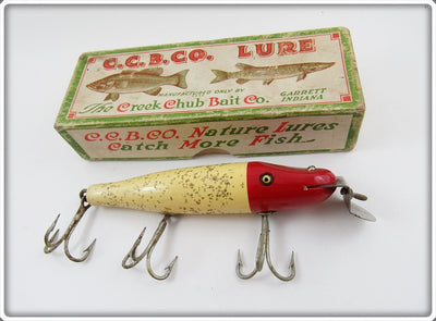 Creek Chub Nite Glow Red Head Pikie In Correct Box 722