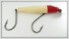 Vintage Creek Chub Red Head White Tarpon Pikie Lure 4001 