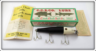 Creek Chub Black & White Pikie In Correct Box