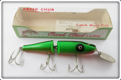 Creek Chub Non Gantron Fireplug Jointed Pikie In Correct Box 2632 DD