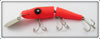 Creek Chub Fluorescent Flo Red Jointed Pikie In Correct Box 2600 FR
