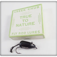 Creek Chub True To Nature Red Head White Fly Rod Mouse Lure F213