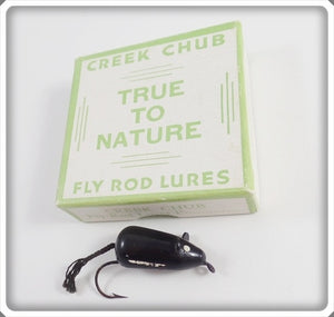 Creek Chub True To Nature Red Head White Fly Rod Mouse Lure F213