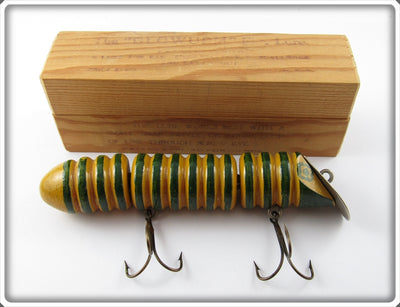 Vintage Oliver & Gruber Glowurm Lure In Original Box