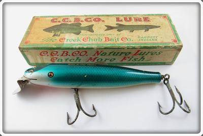 Creek Chub Mullet Saltwater Two Hook Husky Pikie In Correct Box 2307 L