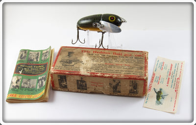 Vintage Heddon Bullfrog Crazy Crawler Lure In Correct Box 2120 BF