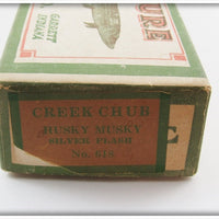 Creek Chub Silver Flash Husky Musky In Correct Box 618