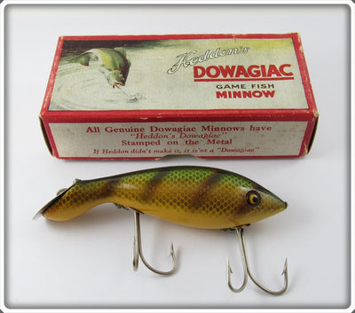 Vintage Heddon Perch Tadpolly In Correct Box 5009L Tad-Polly Lure