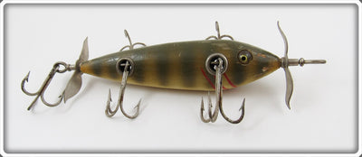 Shakespeare Five Hook Submerged Wooden Minnow #44