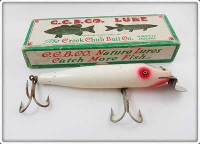 CCBC Two Hook Saltwater Husky Pikie White With Red Eye Shadow 2312RE