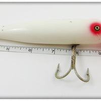 CCBC Two Hook Saltwater Husky Pikie White With Red Eye Shadow 2312RE