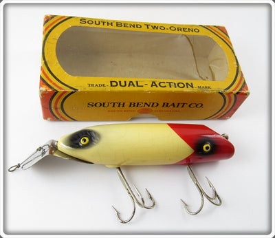 South Bend Red & White Two Oreno In Correct Box 975 RW