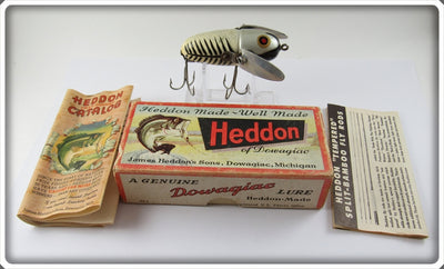 Heddon XRS Silver Shore Crazy Crawler In Unmarked Box