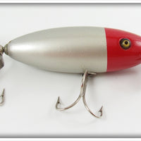 Vintage Shur Strike Aluminum Red Head Baby Surf Oreno Lure