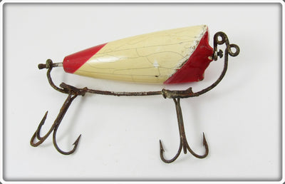 Bite Em Bate Co. Red & White Rotating Bait