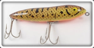 Vintage Heddon Brown Crawdad Swayback Zara Spook Lure 9250 BRS