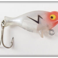 Vintage Heddon Red Head Clear White Top Sonic Lure 300 RH