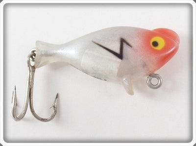 Vintage Heddon Red Head Clear White Top Sonic Lure 300 RH