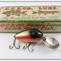 Vintage C.C.B.CO. Creek Chub Dace Flip Flap Lure In Correct Box 4405