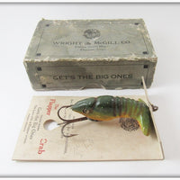 Wright & McGill Flapper Crab In Correct Box