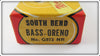 South Bend Neon Red FireLaquer Finish Bass Oreno In Correct Box G973 NR