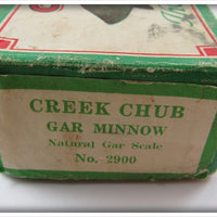 Creek Chub Natural Gar Scale Gar Minnow In Correct Box 2900