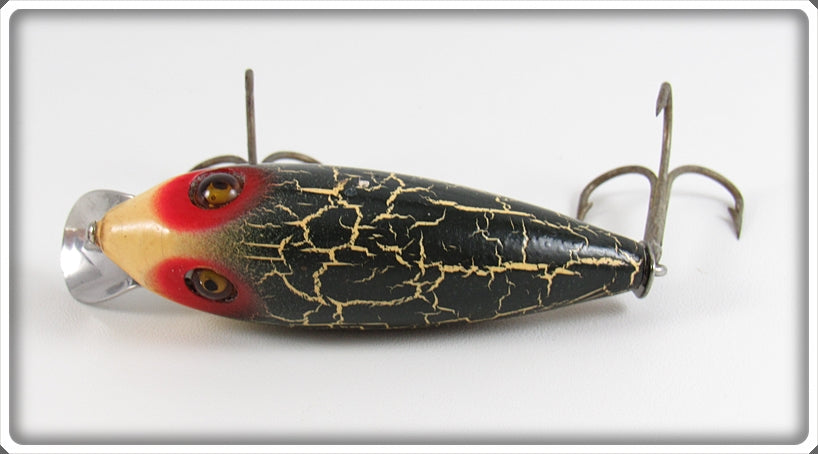 Vintage Heddon Green Crackleback 110 River Runt Lure For Sale | Tough Lures