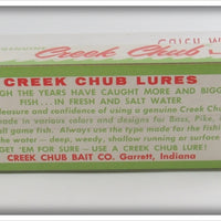 Creek Chub Mullet Jointed Darter In Box